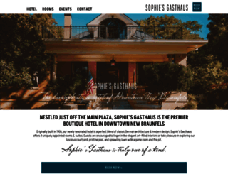 sophiesgasthaus.com screenshot