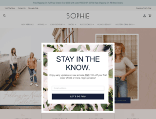 sophieshoes.com screenshot