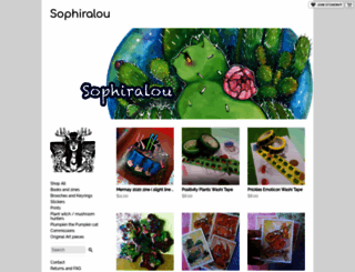 sophiralou.storenvy.com screenshot