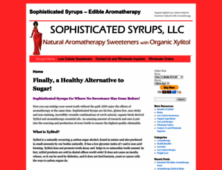 sophisticatedsyrups.com screenshot