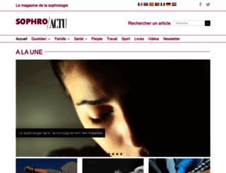 sophrologie-magazine.com screenshot