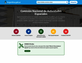 sopi.conae.gov.ar screenshot