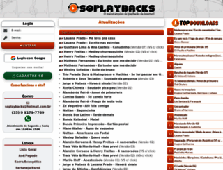 soplaybacks.com.br screenshot