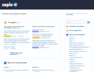 soporte.xopie.com screenshot