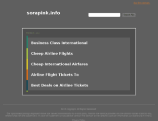 sorapink.info screenshot