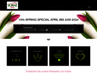 sorat-hotels.com screenshot