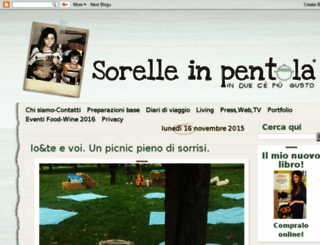 sorelleinpentola.com screenshot