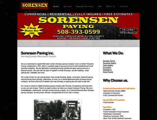 sorensenpaving.com screenshot
