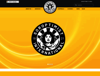 soroptimistinternational.org screenshot