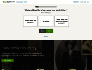 sorrells.genealogy.com screenshot