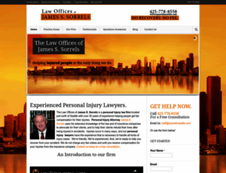 sorrels-law.com screenshot