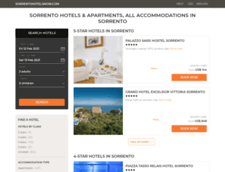 sorrentohotelsnow.com screenshot