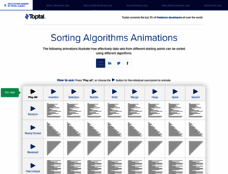 sorting-algorithms.com screenshot