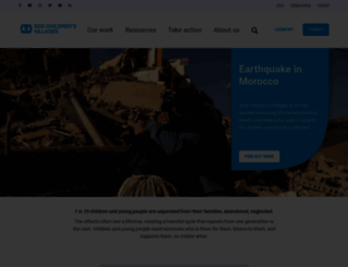 sos-childrensvillages.com screenshot
