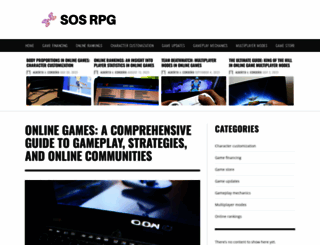 sos-rpg.com screenshot