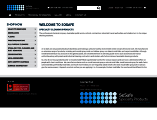 sosafe.com.au screenshot