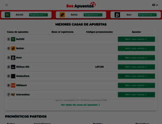 sosapuestas.com screenshot