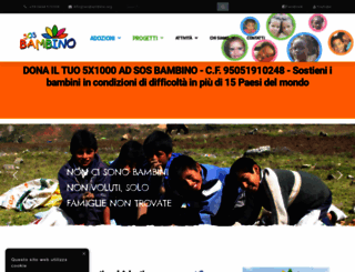 sosbambino.org screenshot