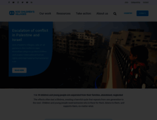 soschildrensvillages.com screenshot