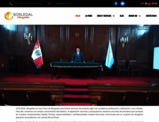soslegal.com.pe screenshot