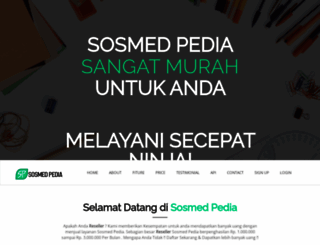 sosmedpedia.com screenshot
