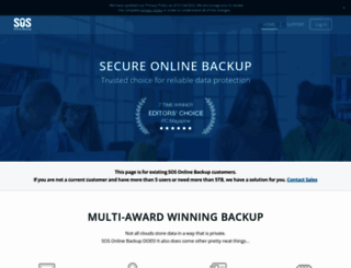 sosonlinebackup.com screenshot