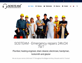 sosteam-group.com screenshot