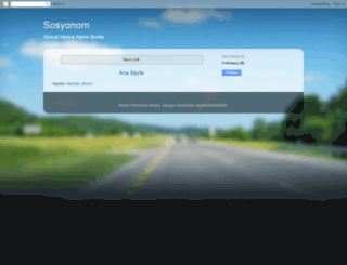 sosyonom.blogspot.com.tr screenshot
