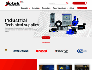 sotek-industrial.com screenshot
