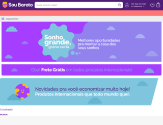 soubarato.com.br screenshot