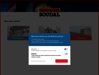 soudal.be screenshot