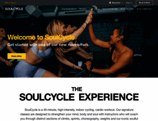 soul-cycle.com screenshot