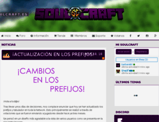 soulcraft.es screenshot
