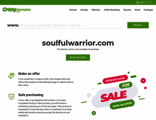 soulfulwarrior.com screenshot