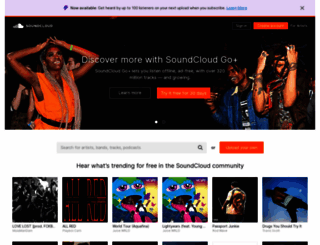 souncloud.com screenshot