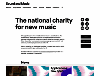 soundandmusic.org screenshot
