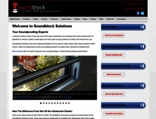 soundblock.com.au screenshot