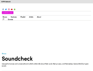 soundcheck.org screenshot