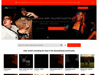 soundcloud.com screenshot