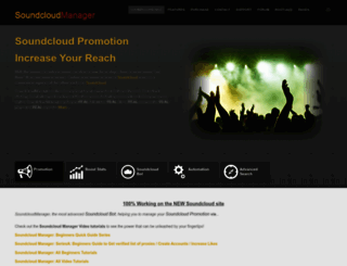 soundcloudmanager.com screenshot