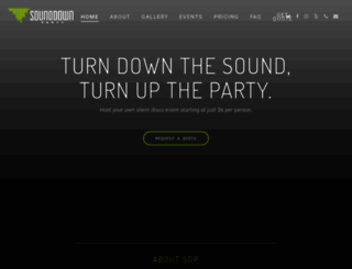 sounddownparty.com screenshot