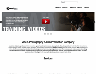 soundideavideoproduction.co.za screenshot