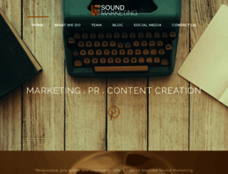 soundmarketingltd.co.uk screenshot