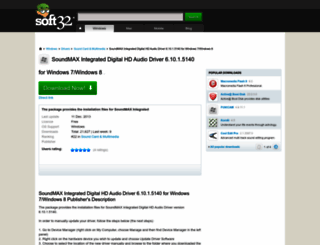 soundmax-integrated-digital-hd-audio-driver-6-10-1-5140-for.soft32.com screenshot