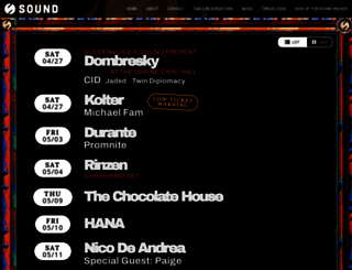soundnightclub.com screenshot