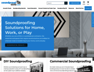soundprooffoam.com screenshot