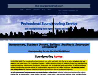 soundproofing.expert screenshot