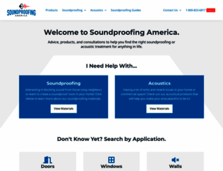 soundproofingamerica.com screenshot