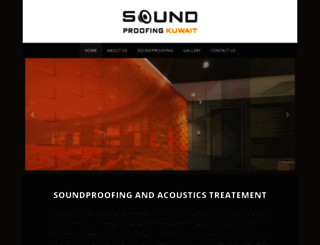 soundproofingkuwait.com screenshot