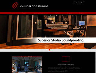 soundproofstudios.com screenshot